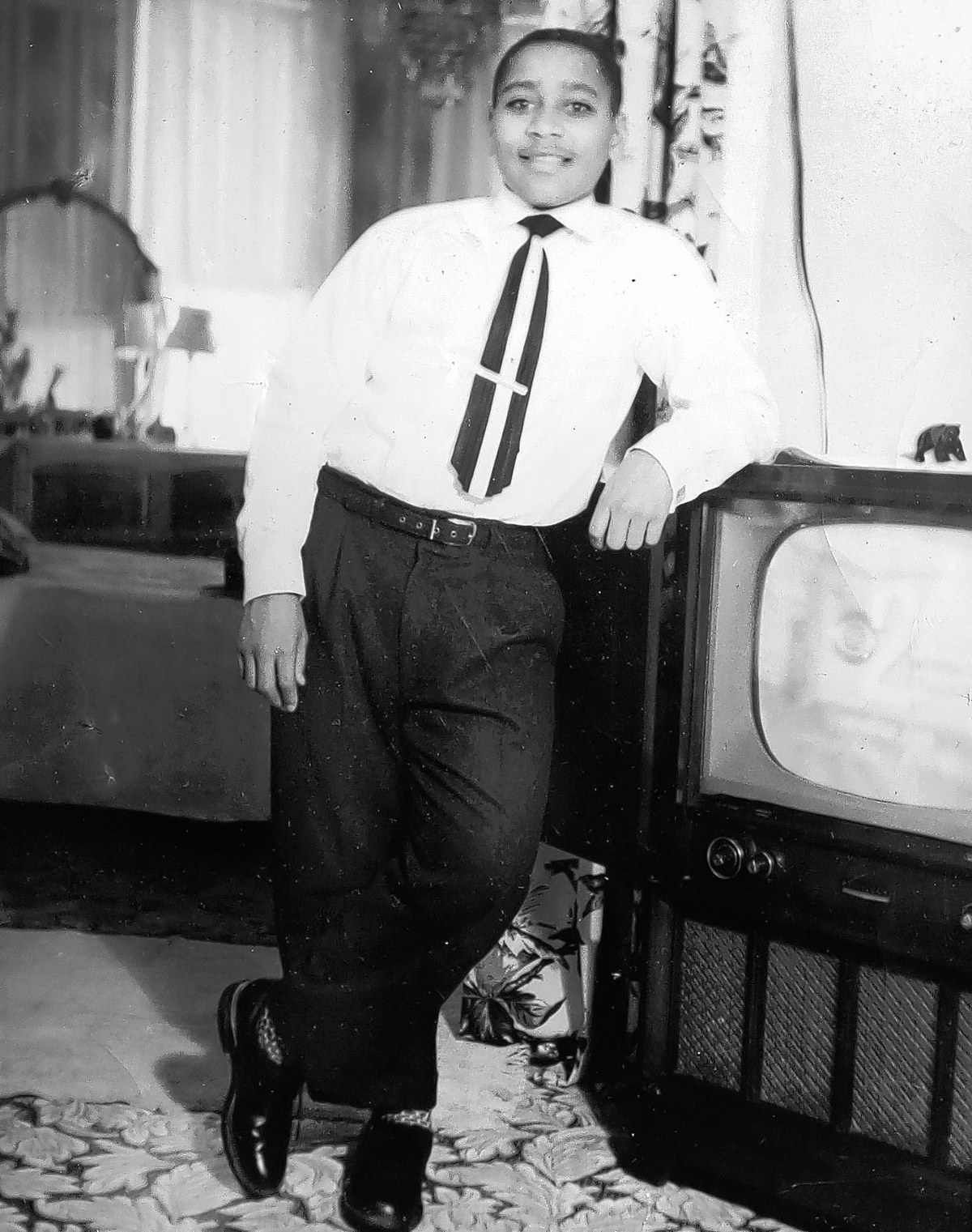 Photo of Emmett Louis Till circa early 1950s