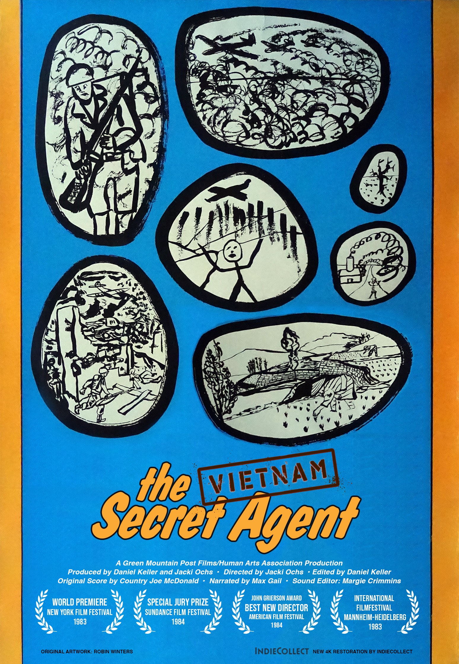 Poster for the newly restored 4K restoration of Vietnam: The Secret Agent